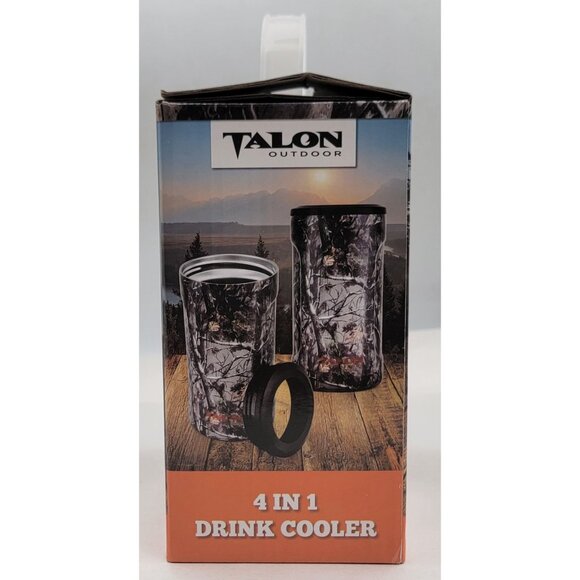 Talon Outdoor Camo 4 In 1 Universal Drink Cooler Can Bottle Camouflage - Picture 7 of 8